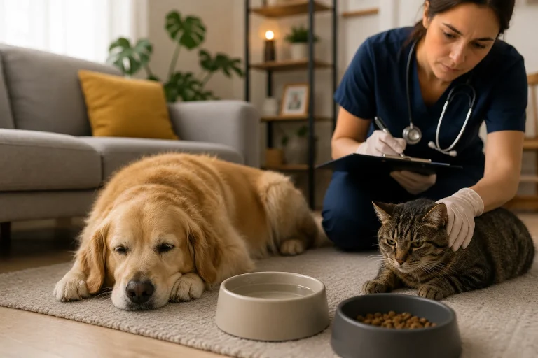 veterinary care in cozy home